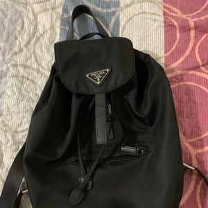 Small Prada  bagpack, In really  good condition.